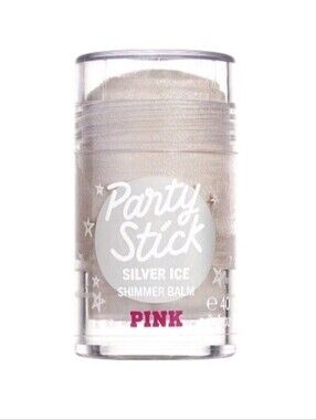 Victoria's Secret Pink Party Stick Shimmer Balm Silver Ice